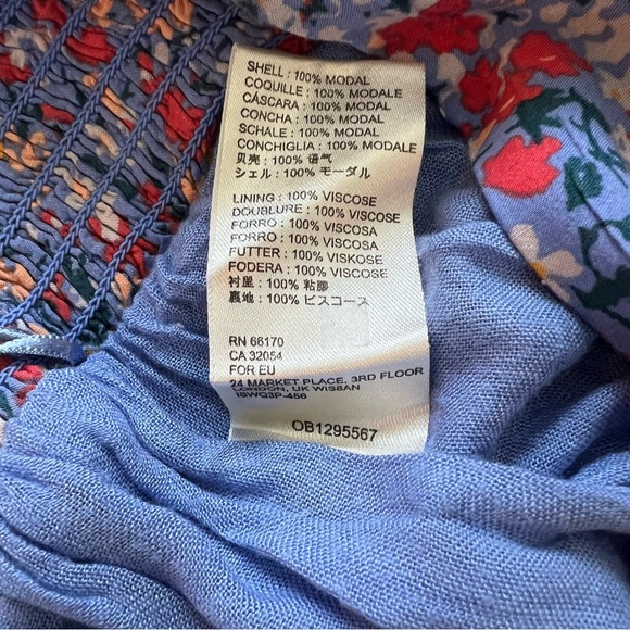 Free People Pretty Daze Maxi Skirt Floral Multicolor Pockets Flowy Boho Size S - Picture 6 of 12